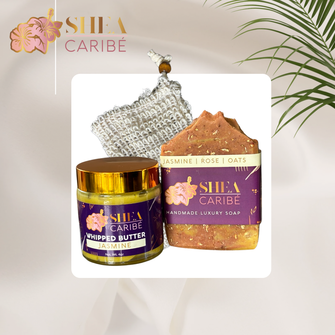 Jasmine Butter Gift Set /w/ soap saver